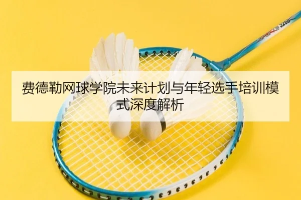 费德勒网球学院未来计划与年轻选手培训模式深度解析